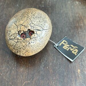 M. Pena Gargoyle Egg With Eyes